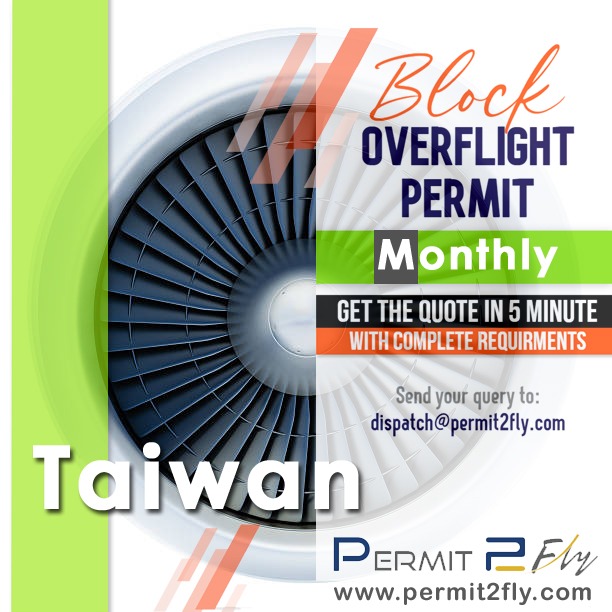 Taiwan Block Overflight Permits Procedures