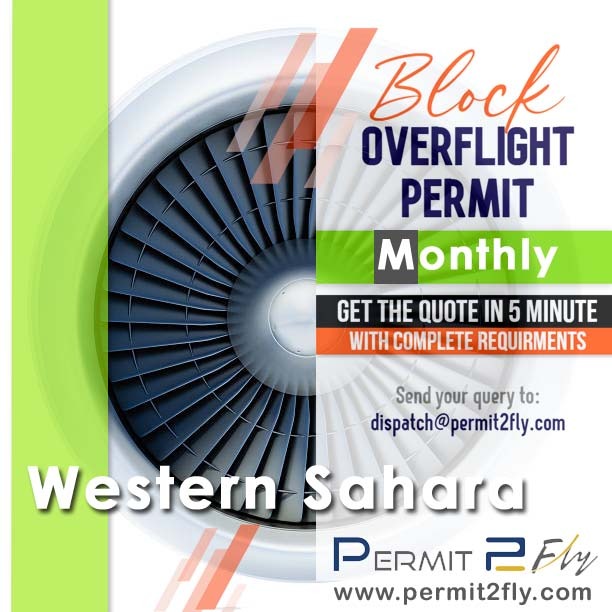 Western Sahara overflight permit support